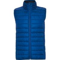 🧥SMANICATO GILET GIUBBOTTO PIUMINO BLU TG.S