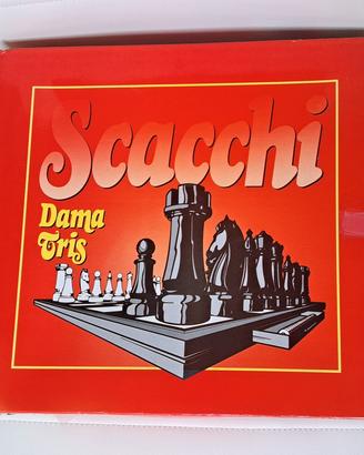 Gioco Scacchi Dama Tris 