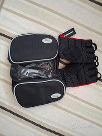 Lucchetto catena guanti e portaoggetti