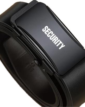 Cintura finta pelle con fibbia SECURITY