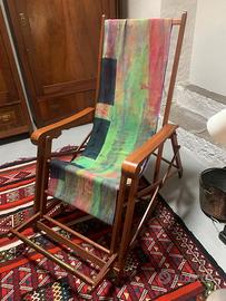 Rara Chaise Longue Transatlantico Primo '900