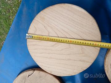 lotto taglieri in legno di castagno 