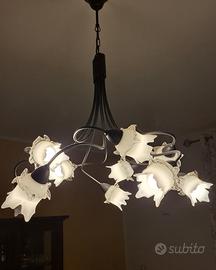 Lampadario e 5 appliques da muro
