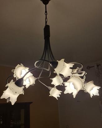 Lampadario e 5 appliques da muro