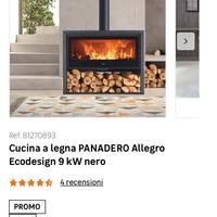 Camino Stufa legna PANADERO - nuovo