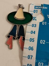 Ciondolo VINTAGE Argento 800 Smaltato - Personaggi