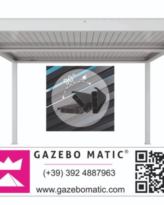 Pergola Bioclimatica 4x4 motorizzata + led