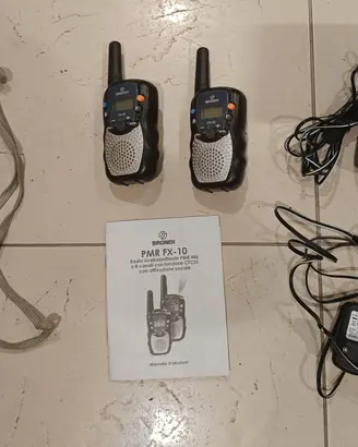 ricetrasmettitori radio walkie talkie brondi fx10