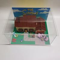 Teca lego casa simpsons market plexiglass nuove