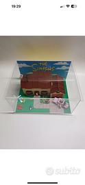 Teca lego casa simpsons market plexiglass nuove
