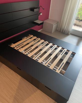 Struttura letto matrimoniale Ikea Nordli 160x200