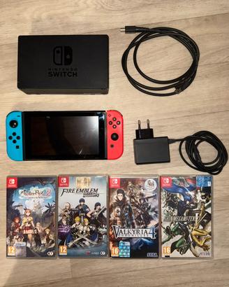 Nintendo Switch + 4 giochi