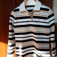 Polo donna a righe Tommy Hilfiger