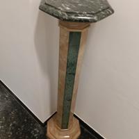 Elegante Colonna in Marmo Bicolore - Altezza 110cm