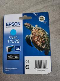 CARTUCCIA STAMPANTE EPSON CYAN T1572 XL