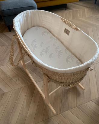 Culla in vimini (Cesta di Mosè) per neonato