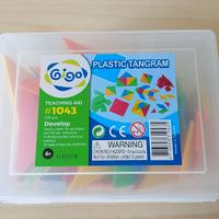 Tangram per la Classe con 5 Schede 105 Pezzi