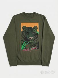 maglione verde outsider stagione autunnale L uomo