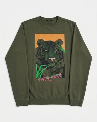 maglione verde outsider stagione autunnale L uomo