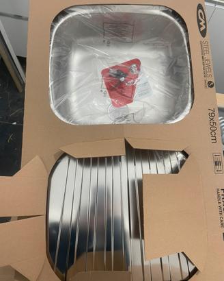 Lavabo cucina acciaio inox