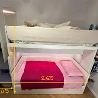 Letto a castello scorrevole Nidi di Battistella