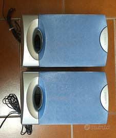 Altoparlanti Aiwa Blu e Argento