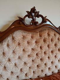 Letto barocco in legno massello