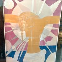 Quadro Moderno Stilizzato Crocifissione