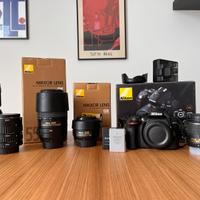 Nikon D5300 kit + 2 obiettivi e accessori