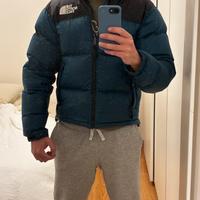 The north face retro nuptse 1996 xs petrolio