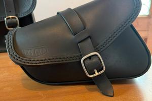 Borsello in cuoio per harley davidson