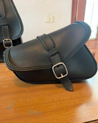 Borsello in cuoio per harley davidson