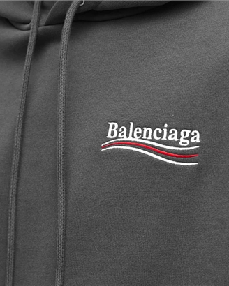 Felpe BALENCIAGA Political Campaign logo cucito