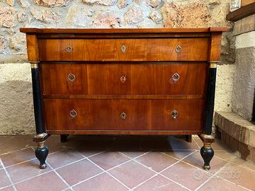 Cassettone antico stile Impero (Imperium) in legno