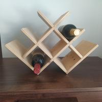 portabottiglie vino legno