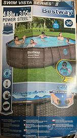 Piscina fuori terra ovale