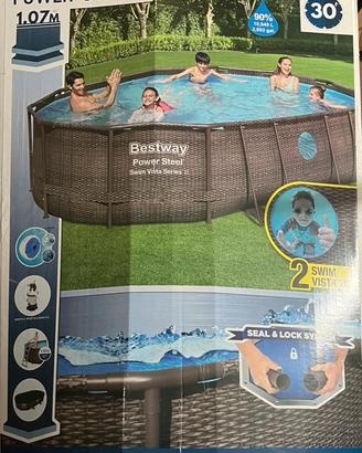 Piscina fuori terra ovale