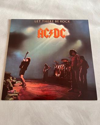 AC/DC Let There Be Rock LP Vinile 33 1977 Germany