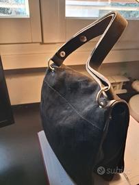 borsa in vera pelle scamosciata fine anni '60