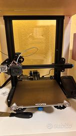 Stampante 3D Ender 3 v2 con upgrade e enclosure