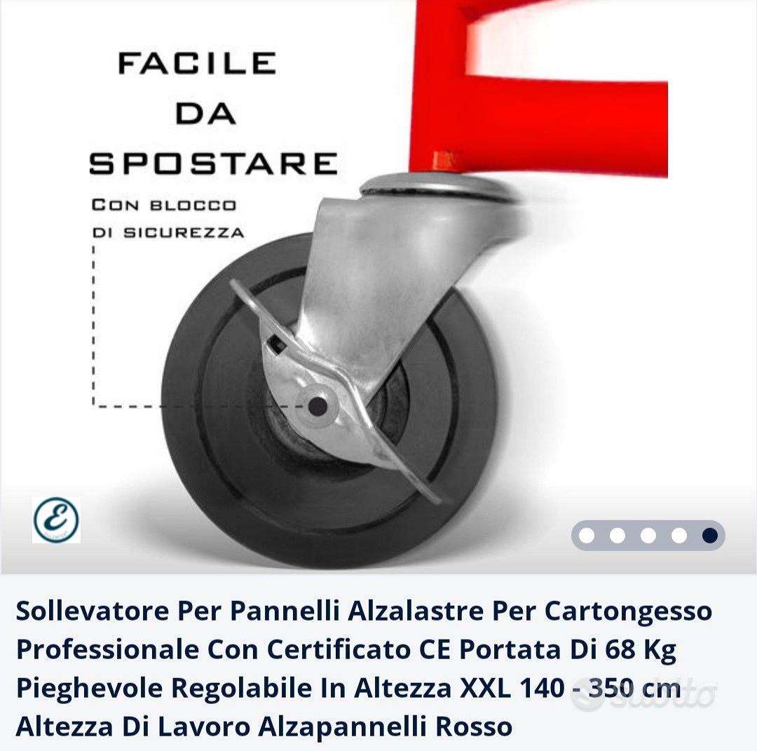 Alzalastre per cartongesso XXL sollevatore pannelli con