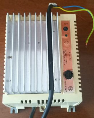 Alimentatore stabilizzato helman 12 V 1,5 A