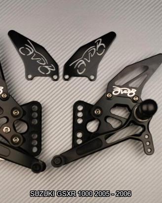 Pedane arretrate SUZUKI GSXR 1000 2005 - 2006