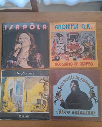 4 vinili sigillati folklore cabaret Barese