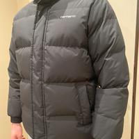 Piumino Carhartt wip  nero con stampa logo