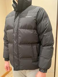 Piumino Carhartt wip  nero con stampa logo