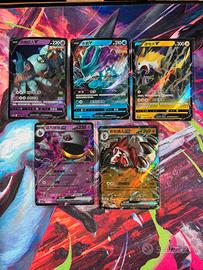 Set 5 carte Pokémon V / EX in cinese