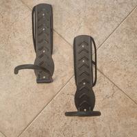 2 ganci porta bicicletta da muro