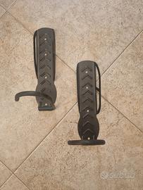 2 ganci porta bicicletta da muro