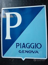 insegna piaggio smaltata 